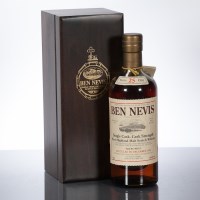 Lot 1280 - BEN NEVIS 25 YEAR OLD SINGLE CASK Single...