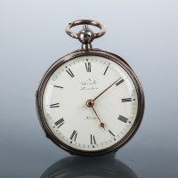 Lot 1562 - STERLING SILVER FUSEE CHRONOMETER BY JOHN...