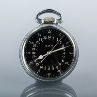 Lot 1566 - HAMILTON WATCH COMPANY WWII NAVIGATIONAL GCT...