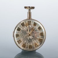 Lot 1583 - FRENCH VERGE PUSH PENDANT SILVER DIAL REPEATER...