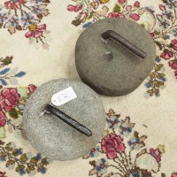 Lot 926 - LATE 18TH CENTURY WHINSTONE CURLING STONE with...