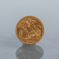 Lot 1513 - VICTORIAN HALF SOVEREIGN DATED 1898