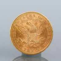 Lot 1517 - UNITED STATES TEN DOLLAR GOLD COIN DATED 1894...