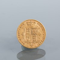 Lot 1524 - VICTORIAN HALF SOVEREIGN DATED 1878 with...