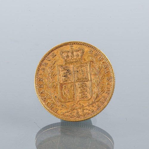 Lot 1538 VICTORIAN GOLD SOVEREIGN DATED 1877