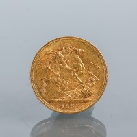 Lot 1545 - VICTORIAN SOVEREIGN DATED 1887