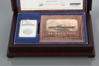 Lot 1556 - SS REPUBLIC SHIPWRECK EFFECT LIBERTY SEATED...