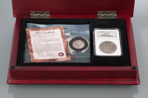 Lot 1557 - EL CAZADOR GENUINE SHIPWRECK 8 REALES SILVER...