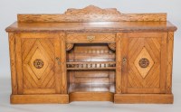 Lot 721 - VICTORIAN AESTHETIC PERIOD INVERSE SIDEBOARD...