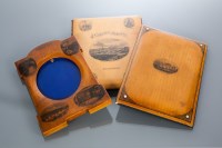 Lot 726 - MAUCHLINE WARE HANGING PHOTOGRAPH FRAME...