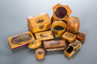 Lot 729 - COLLECTION OF MAUCHLINE WARE including a...