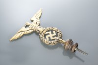 Lot 822 - THIRD REICH BRASS FINIAL possibly previously...