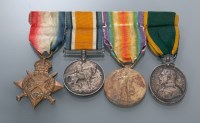 Lot 825 - GEORGE V TERRITORIAL FORCE EFFICIENCY MEDAL...