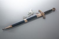 Lot 843 - THIRD REICH OFFICER'S DAGGER with a diamond...