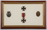 Lot 845 - COLLECTION OF MILITARY CAP BADGES AND MEDALS...