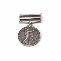 Lot 955 - QUEEN'S SOUTH AFRICA MEDAL two clasps for...
