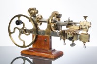 Lot 528 - 19TH CENTURY BRASS WATCHMAKER'S PRECISION...