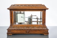 Lot 577 - 20TH CENTURY BAROGRAPH of typical rectangular...