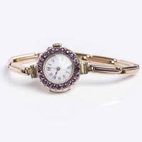 Lot 729 - LADY'S EARLY TWENTIETH CENTURY GEM SET...