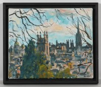 Lot 1869 - HENRY KONDRACKI, BOTANICAL GARDENS oil on...