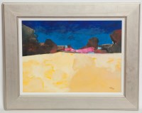 Lot 1880 - * LIZ KNOX DA (Edin) PAI PPAI, JAGGED oil on...