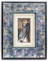 Lot 1884 - * JOHN BYRNE RSA, RELAXEZ-VOUS mixed media on...