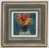 Lot 1906 - * NAEL HANNA, STILL LIFE WITH POPPIES oil on...