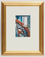 Lot 1954 - BRYAN EVANS, THROUGH A WINDOW - RED CLOSE...