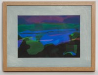 Lot 1955 - DOUGLAS THOMSON, LOCH & WIND mixed media on...