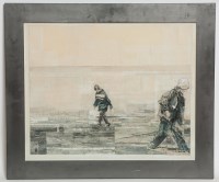 Lot 1965 - * JO FOX (BRITISH b. 1967), TIDE IN mixed...