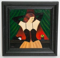Lot 1979 - * MARTIN LEMAN RBA RWS, BURLESQUE oil on...