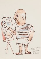 Lot 1995 - * COLLECTION OF EIGHTEEN LOOSE PEN AND INK...