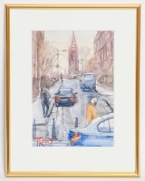 Lot 1998 - TIM RAFFERTY, CECIL STREET watercolour on...