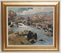 Lot 2025 - ROBERT (BOB) WYATT, HIGHLAND ANGLER oil on...