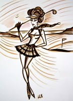 Lot 2056 - LAETITIA GUILBAUD, OPEN SEASON watercolour pen...