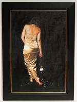 Lot 2078 - LAURA KEARNEY, THE ONE WHO LOVED MORE oil on...