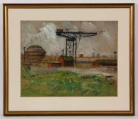 Lot 2104 - * JOHN MACKIE, FINNIESTON CRANE mixed media on...