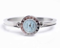 Lot 756 - LADY'S STAINLESS STEEL BULGARI B.ZERO1 BANGLE...
