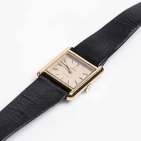 Lot 761 - LADY'S GOLD PLATED OMEGA DEVILLE WRISTWATCH...