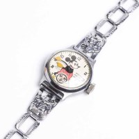 Lot 762 - RARE 1930s WALT DISNEY MICKEY MOUSE STAINLESS...