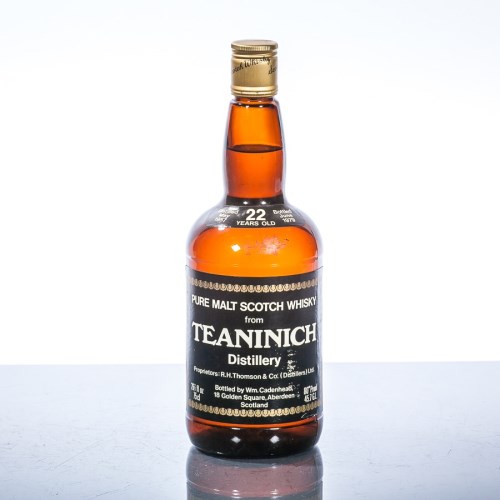 Lot 1054 - TEANINICH 22 YEAR OLD Single Highland Scotch...