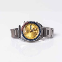 Lot 772 - GENTLEMAN'S STAINLESS STEEL SEIKO CHRONOGRAPH...