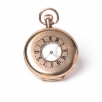 Lot 776 - GENTLEMAN'S NINE CARAT GOLD HALF HUNTER ELGIN...