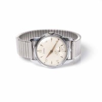 Lot 779 - GENTLEMAN'S 1950s STAINLESS STEEL ZODIAC...