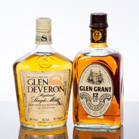 Lot 1257 - GLEN DEVERON 8 Single Highland Scotch Whisky....