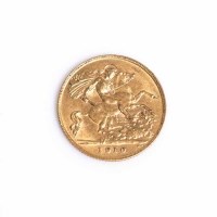 Lot 1503 - EDWARD VII HALF SOVEREIGN DATED 1910