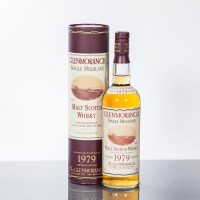 Lot 1350 - GLENMORANGIE 1979 Single Highland Scotch...