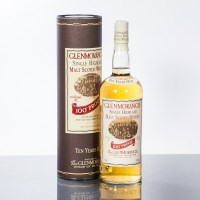 Lot 1357 - THE GLENMORANGIE 10 YEAR OLD 100° PROOF Single...