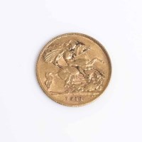 Lot 1511 - GEORGE V HALF SOVEREIGN DATED 1911