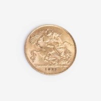 Lot 1512 - GEORGE V HALF SOVEREIGN DATED 1911